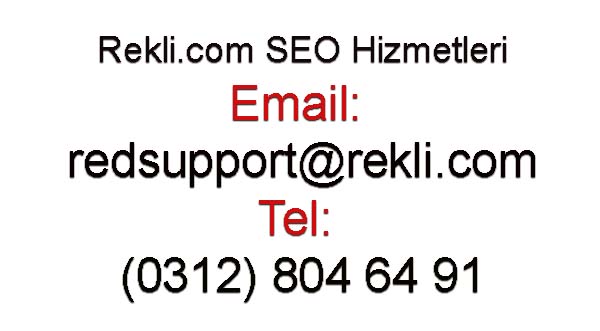 Rekli SEO Hizmetleri İletişim