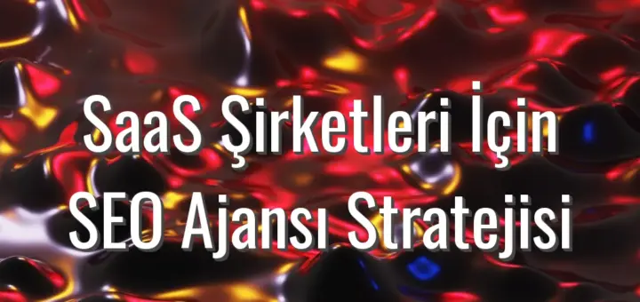 SaaS Şirketleri İçin SEO Ajansı Stratejisi - SaaS şirketleri için SEO ajansı