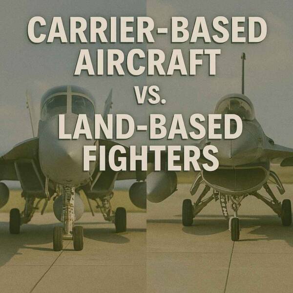 Carrier-Based Aircraft vs. Land-Based Fighters