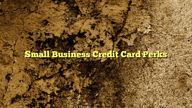 Small Business Credit Card Perks